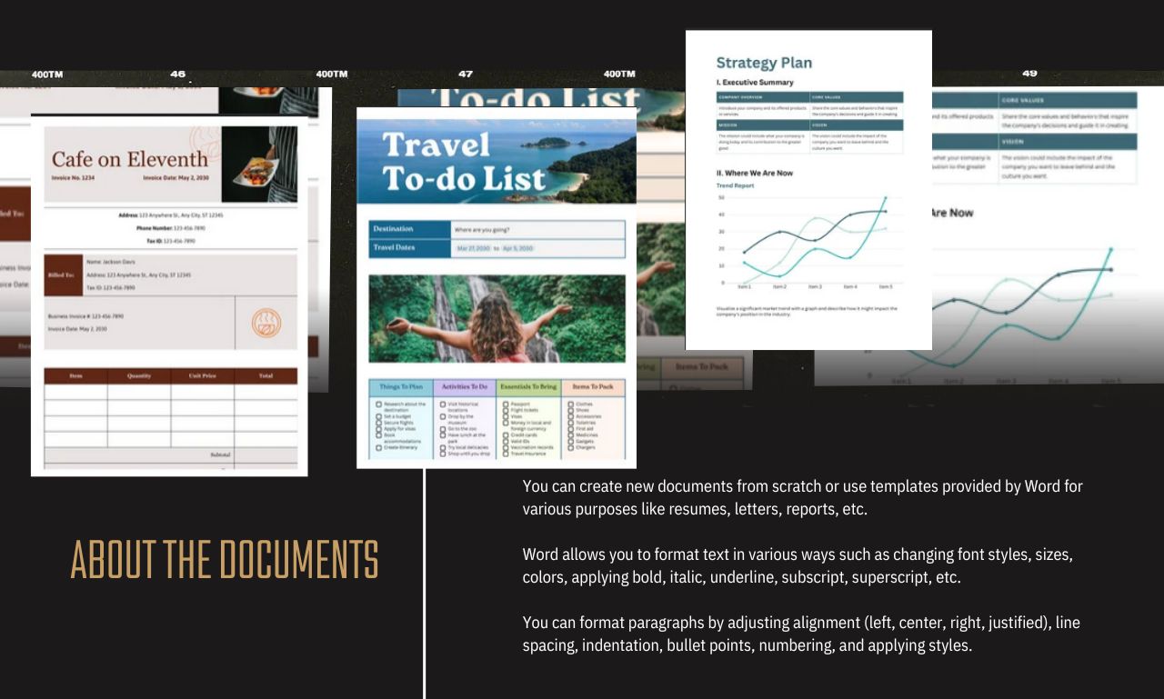 Corporate Report Formatting